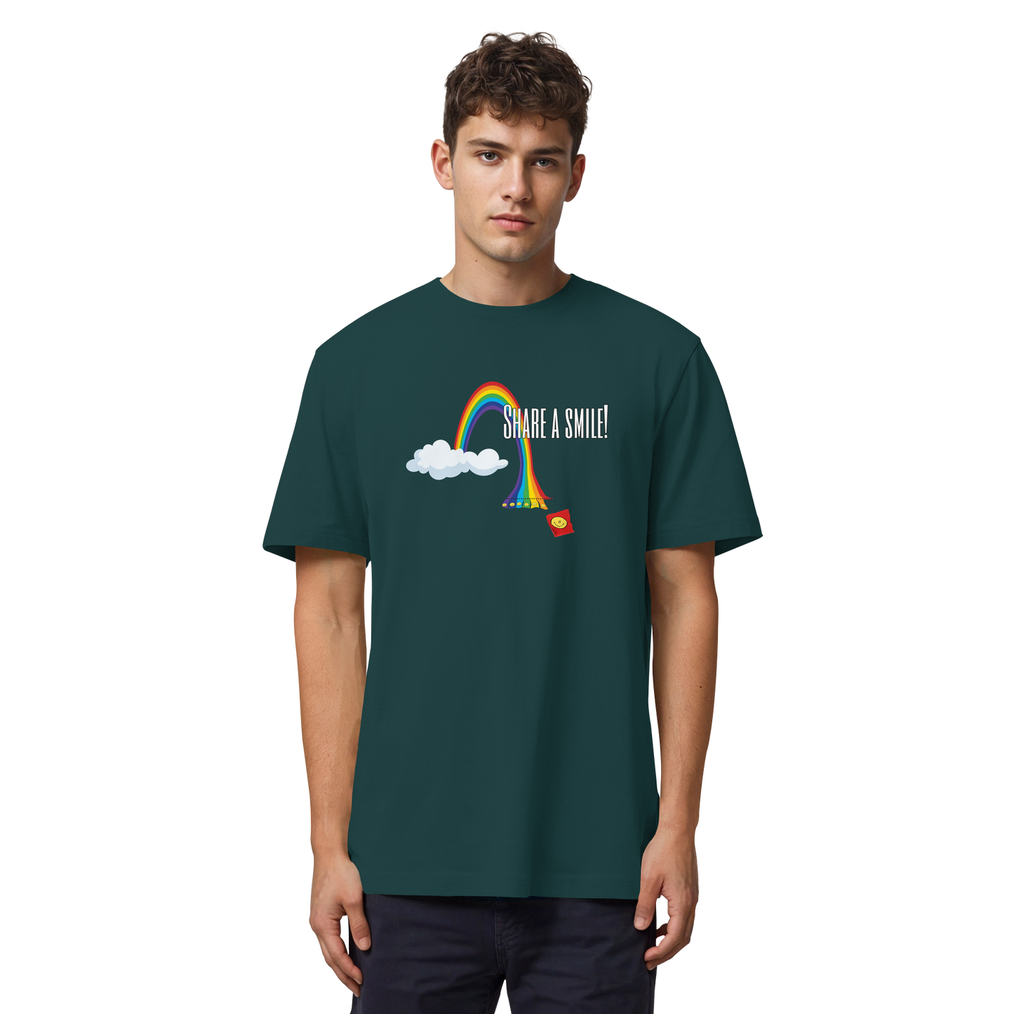 SHAREASMILE! - Organic Heavy T-Shirt