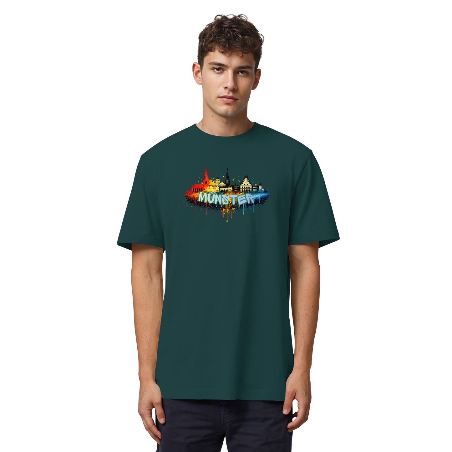 MÜNSTER SPRAY! - Organic Heavy T-Shirt