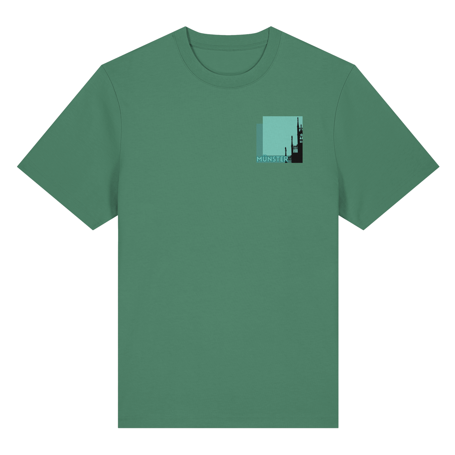 MÜNSTER SILHOUETTE! - Organic Heavy T-Shirt