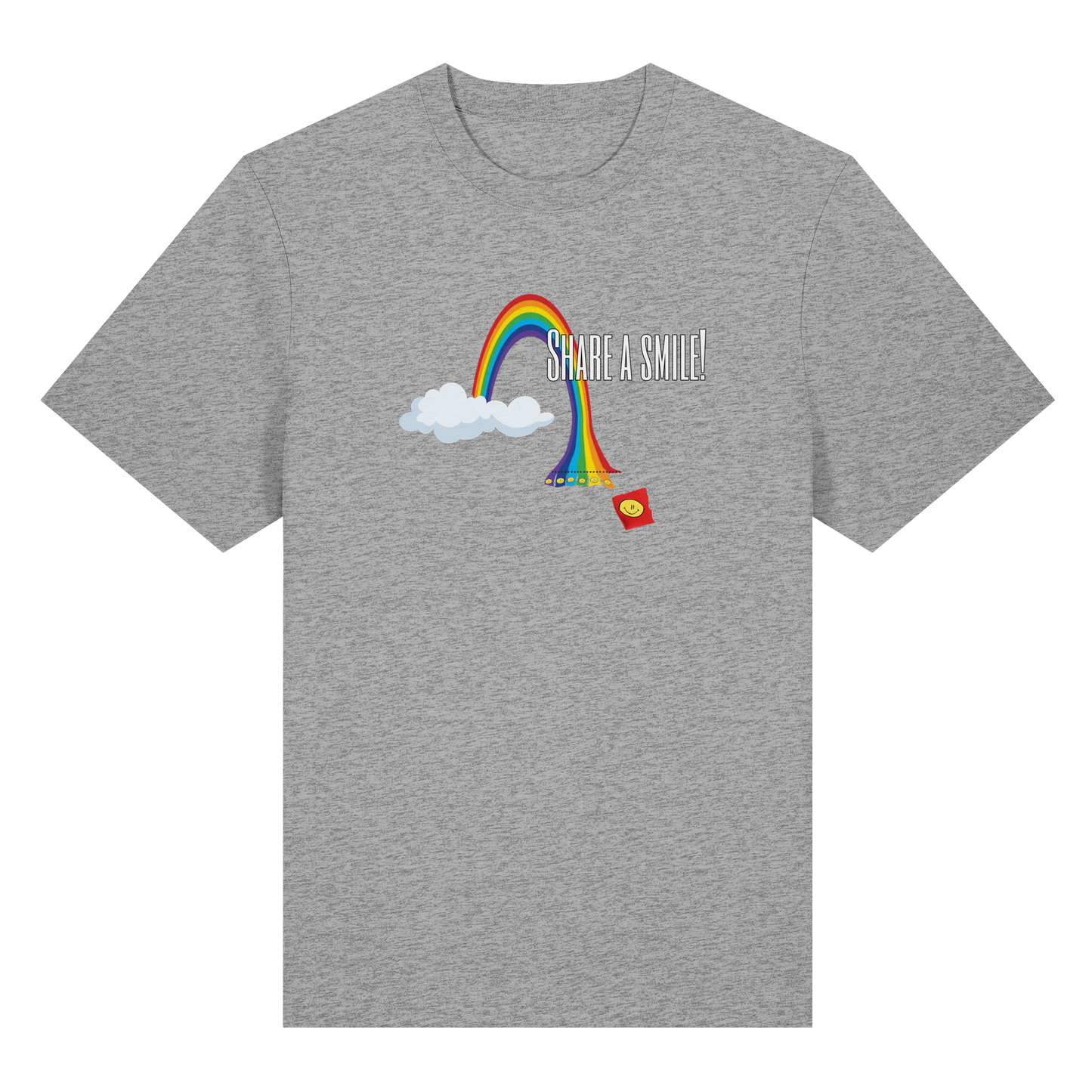 SHAREASMILE! - Organic Heavy T-Shirt