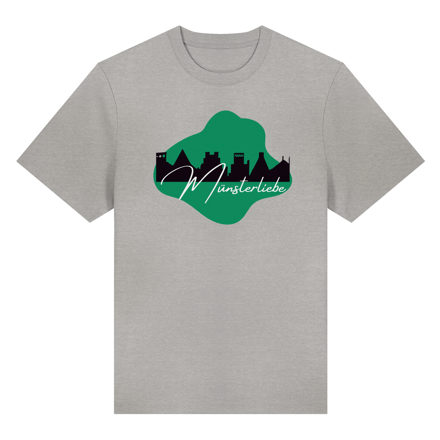 SKYLINEMÜNSTERLIEBE! - Organic Heavy T-Shirt