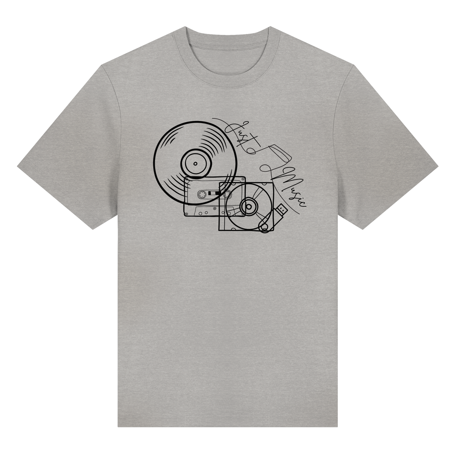 JUSTMUSIC! - Organic Heavy T-Shirt