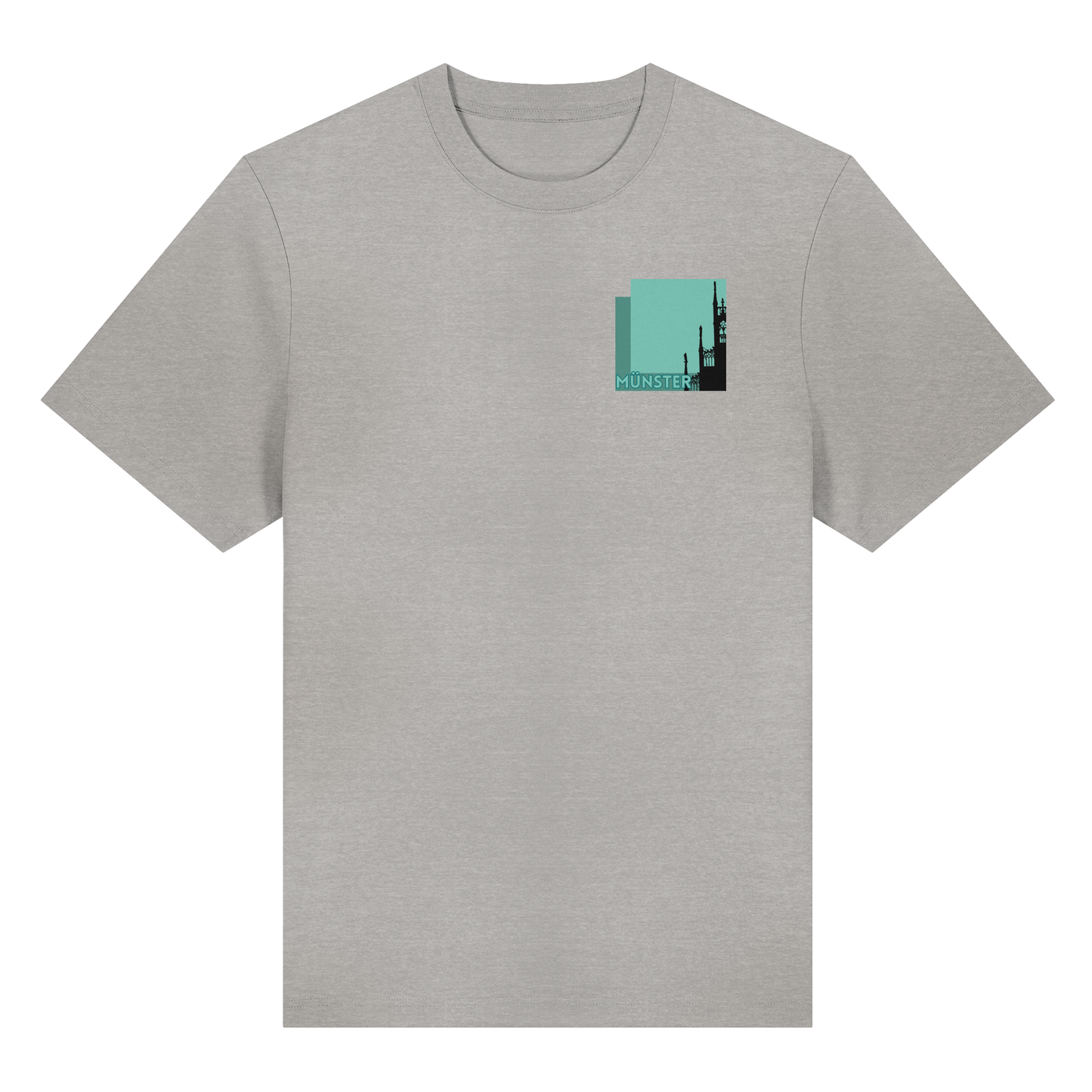 MÜNSTER SILHOUETTE! - Organic Heavy T-Shirt