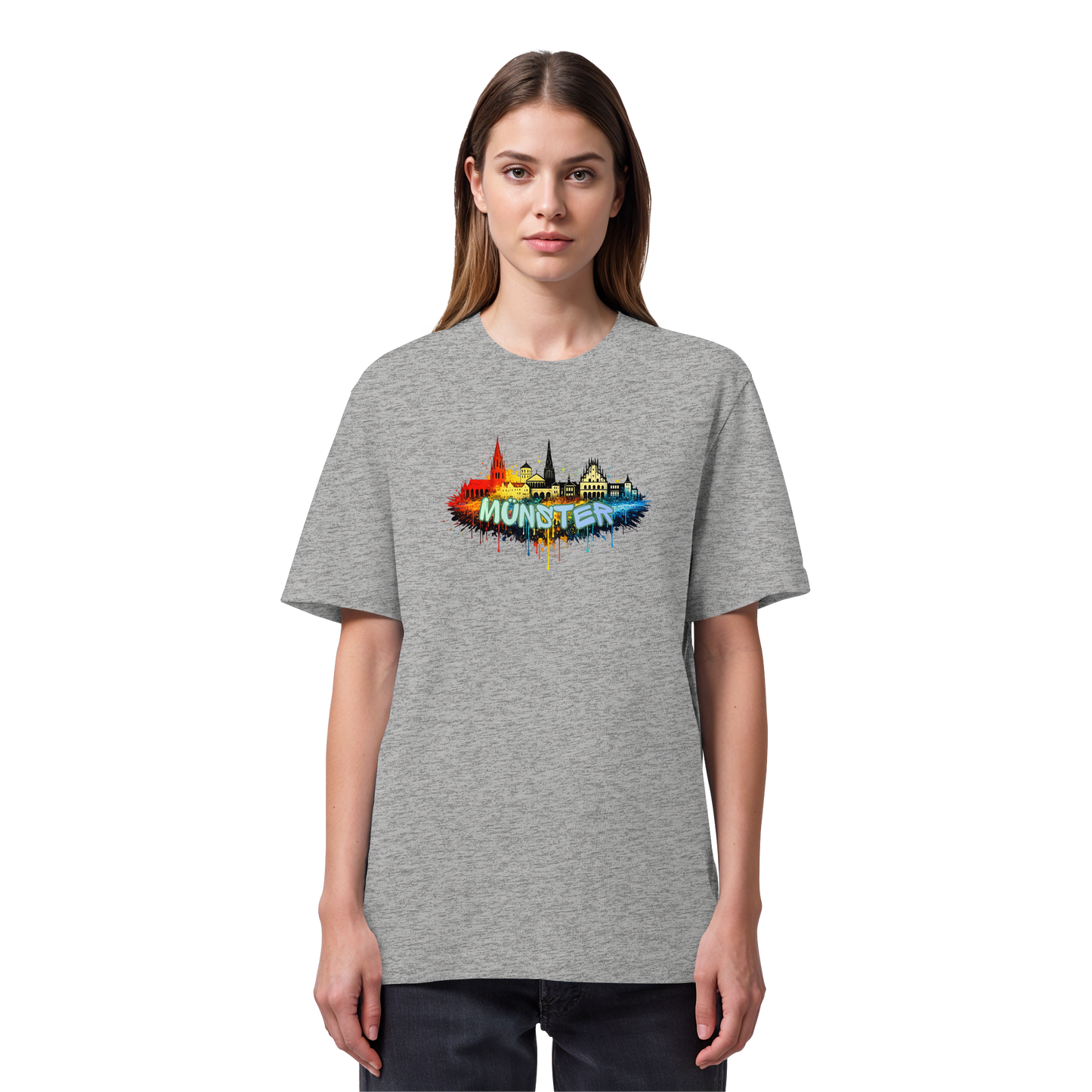 MÜNSTER SPRAY! - Organic Heavy T-Shirt