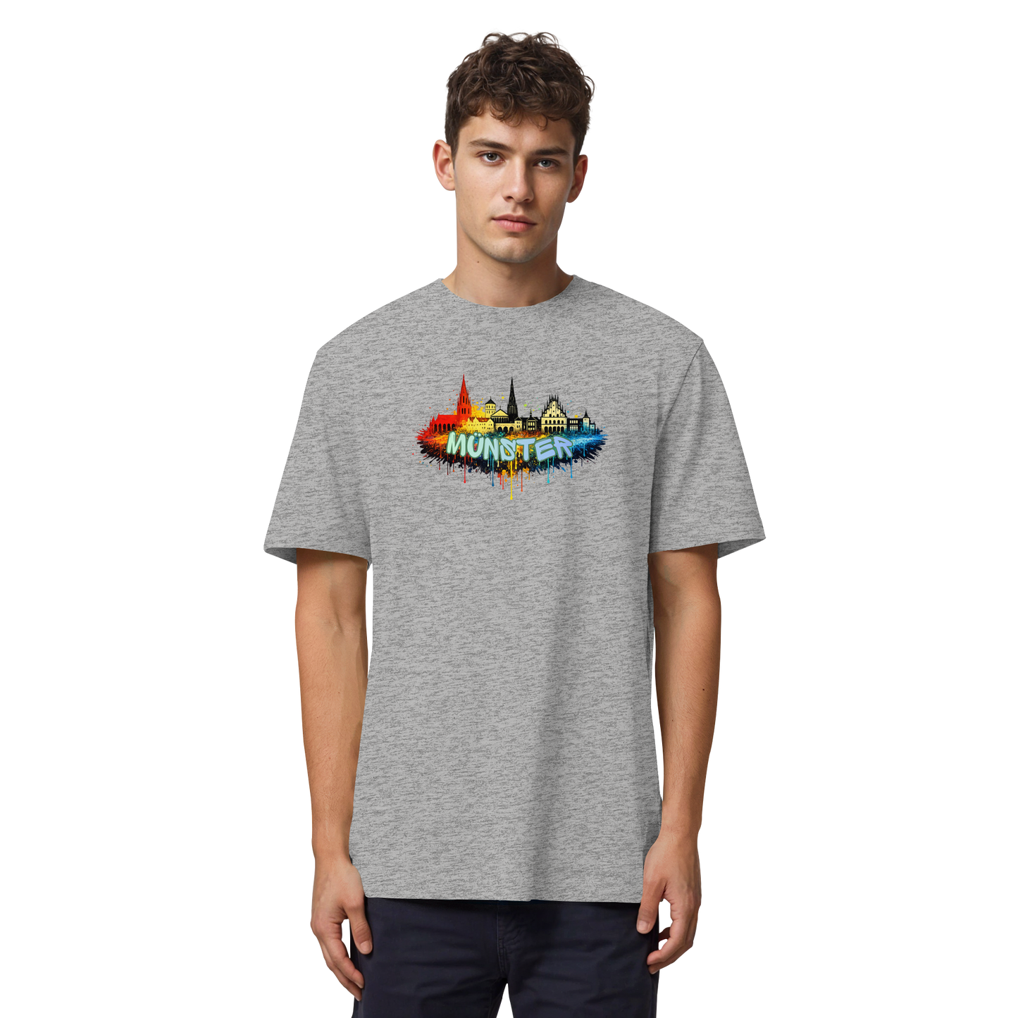 MÜNSTER SPRAY! - Organic Heavy T-Shirt