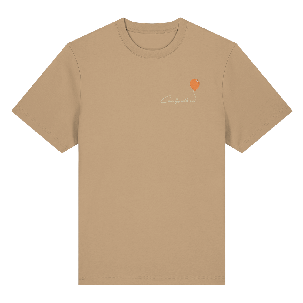 COMEFLYWITHME! (Stick) - Organic Heavy T-Shirt