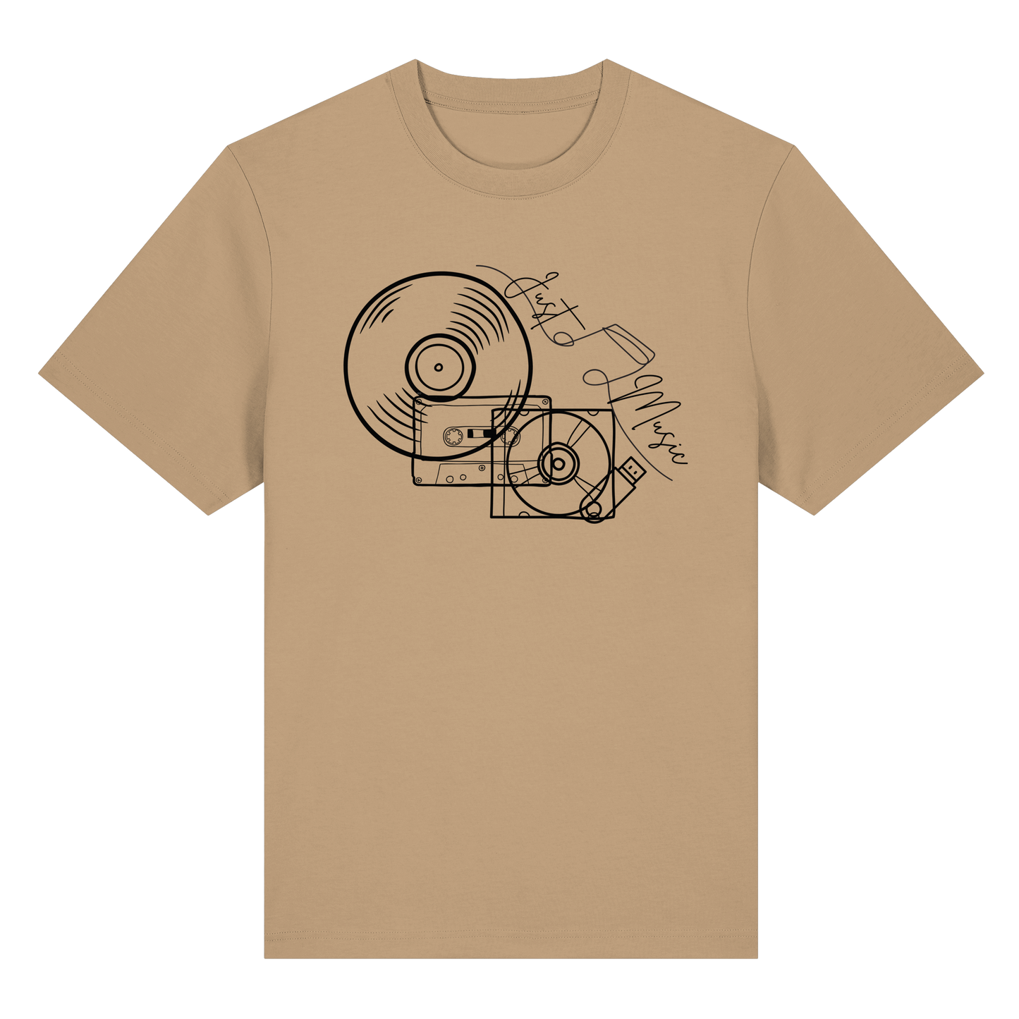 JUSTMUSIC! - Organic Heavy T-Shirt