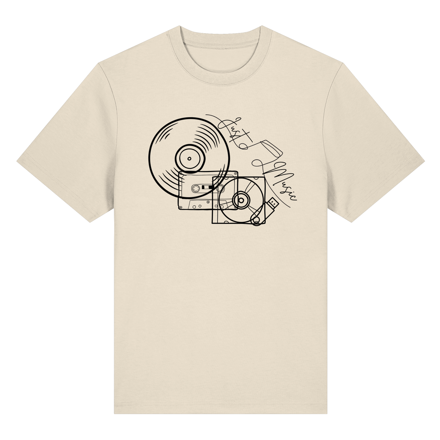 JUSTMUSIC! - Organic Heavy T-Shirt