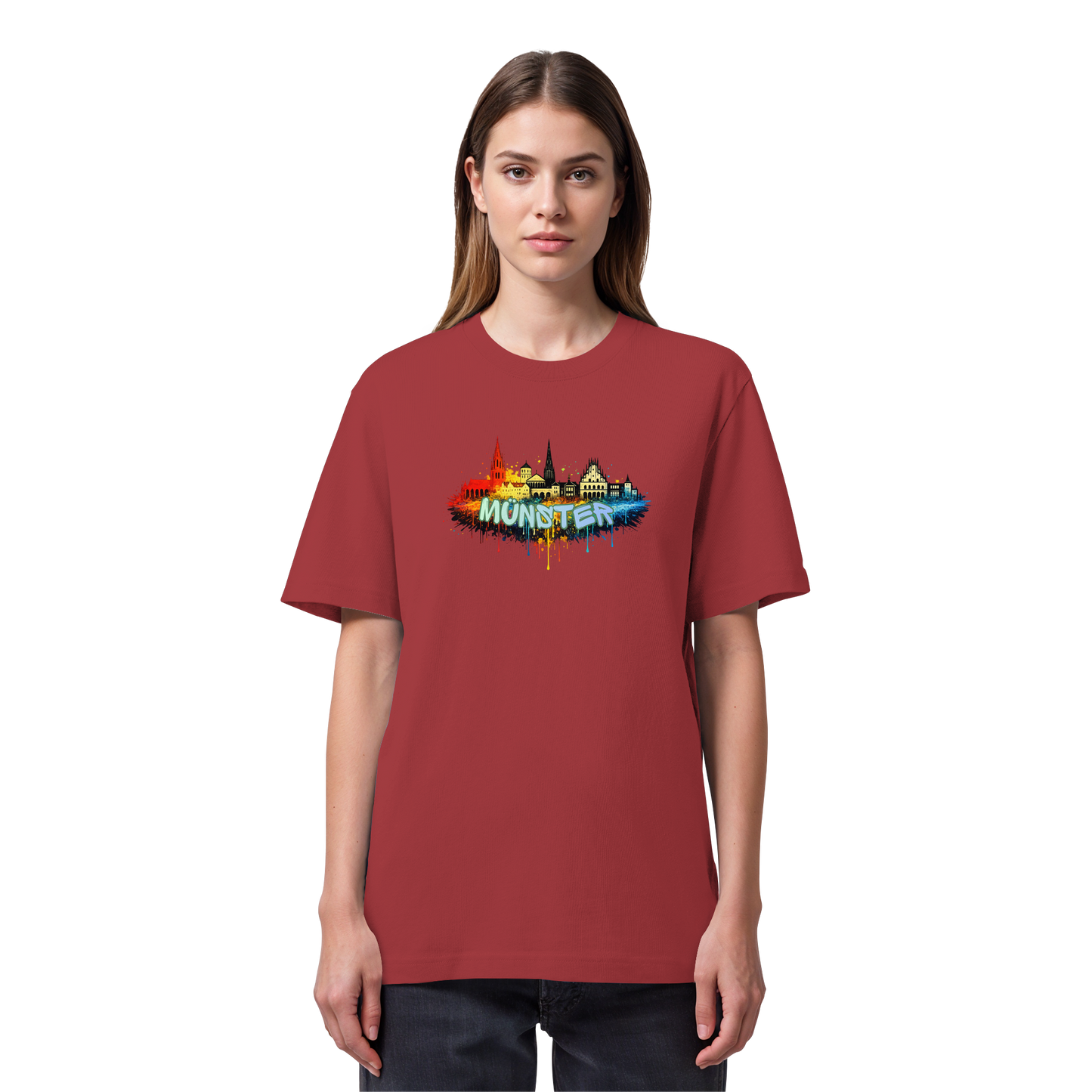 MÜNSTER SPRAY! - Organic Heavy T-Shirt