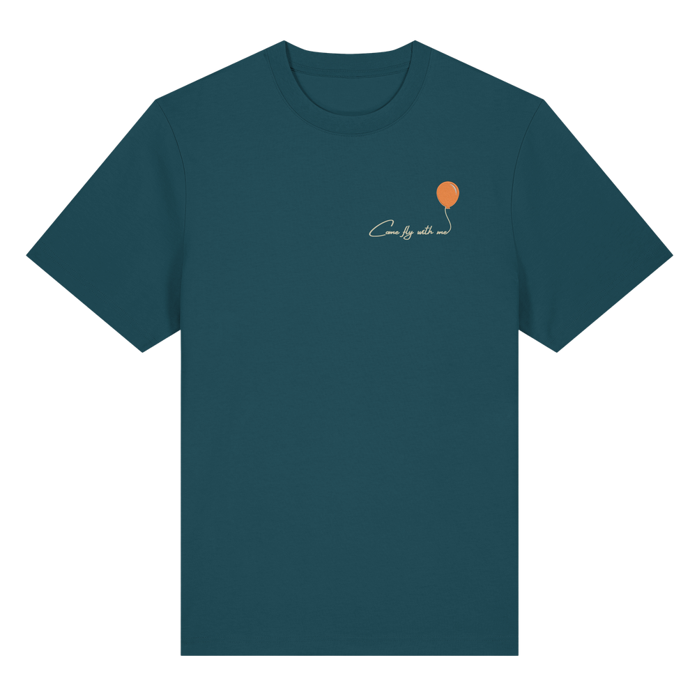 COMEFLYWITHME! (Stick) - Organic Heavy T-Shirt