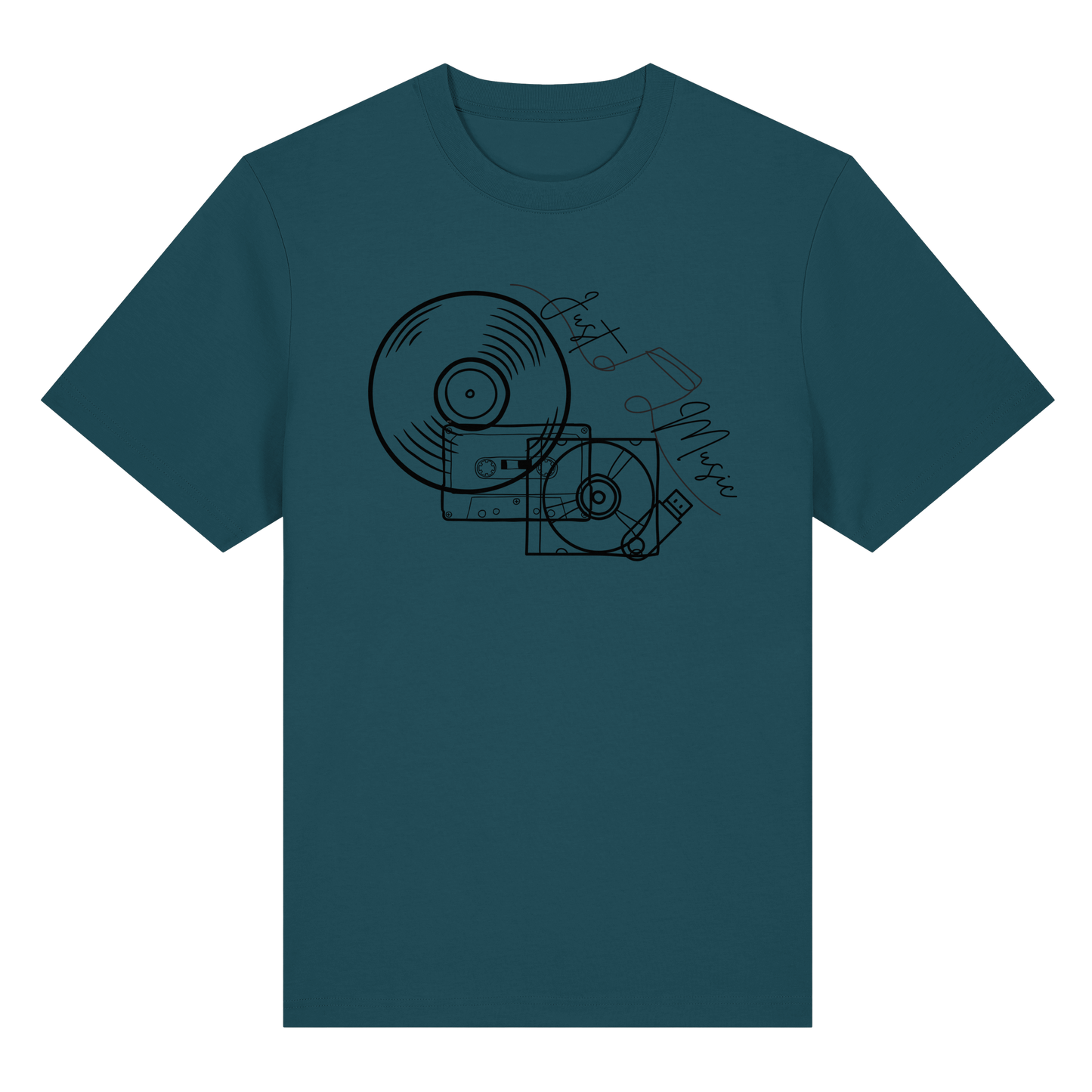 JUSTMUSIC! - Organic Heavy T-Shirt