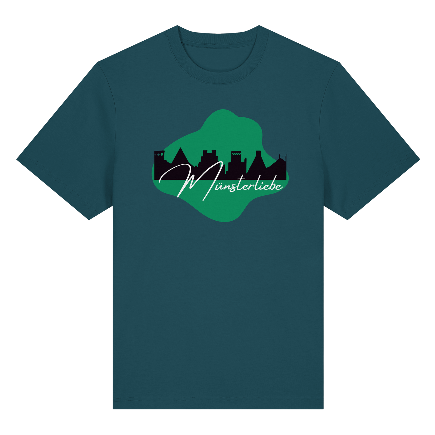 SKYLINEMÜNSTERLIEBE! - Organic Heavy T-Shirt