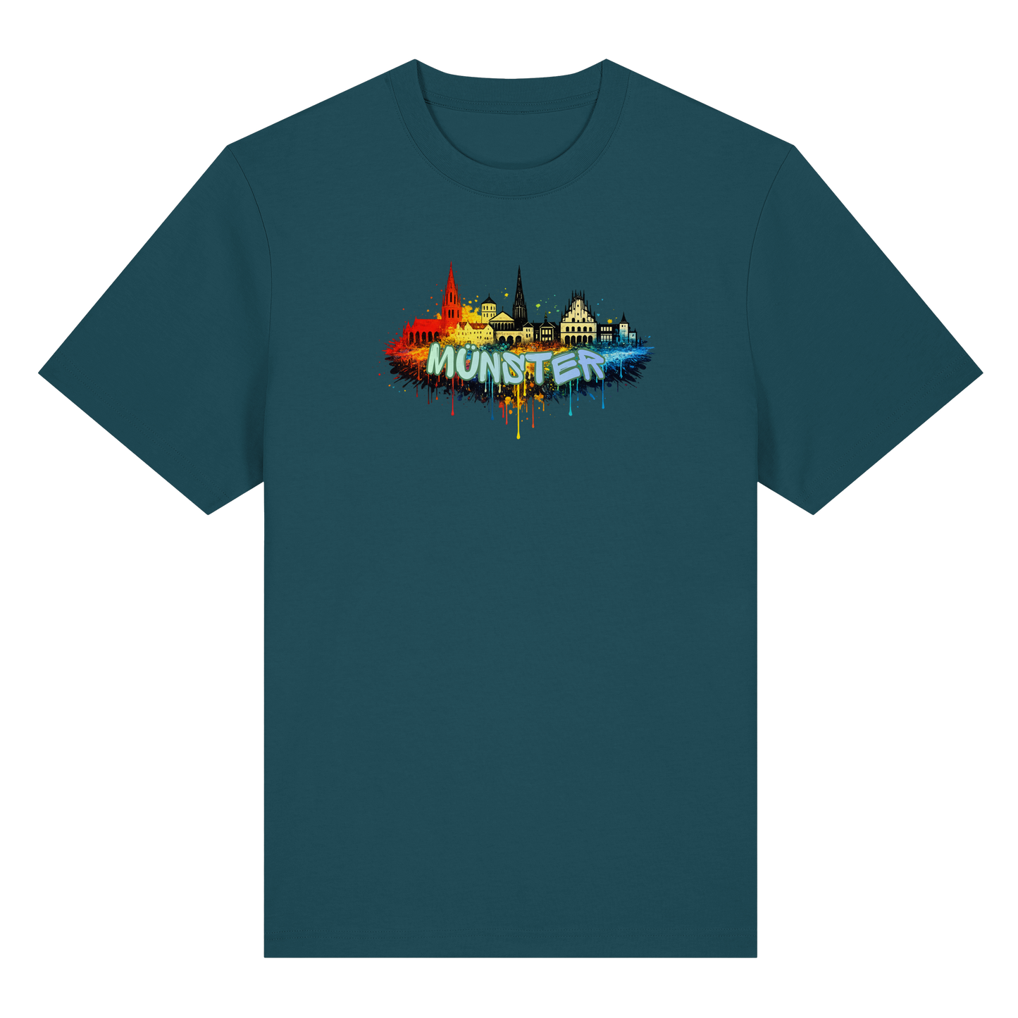 MÜNSTER SPRAY! - Organic Heavy T-Shirt
