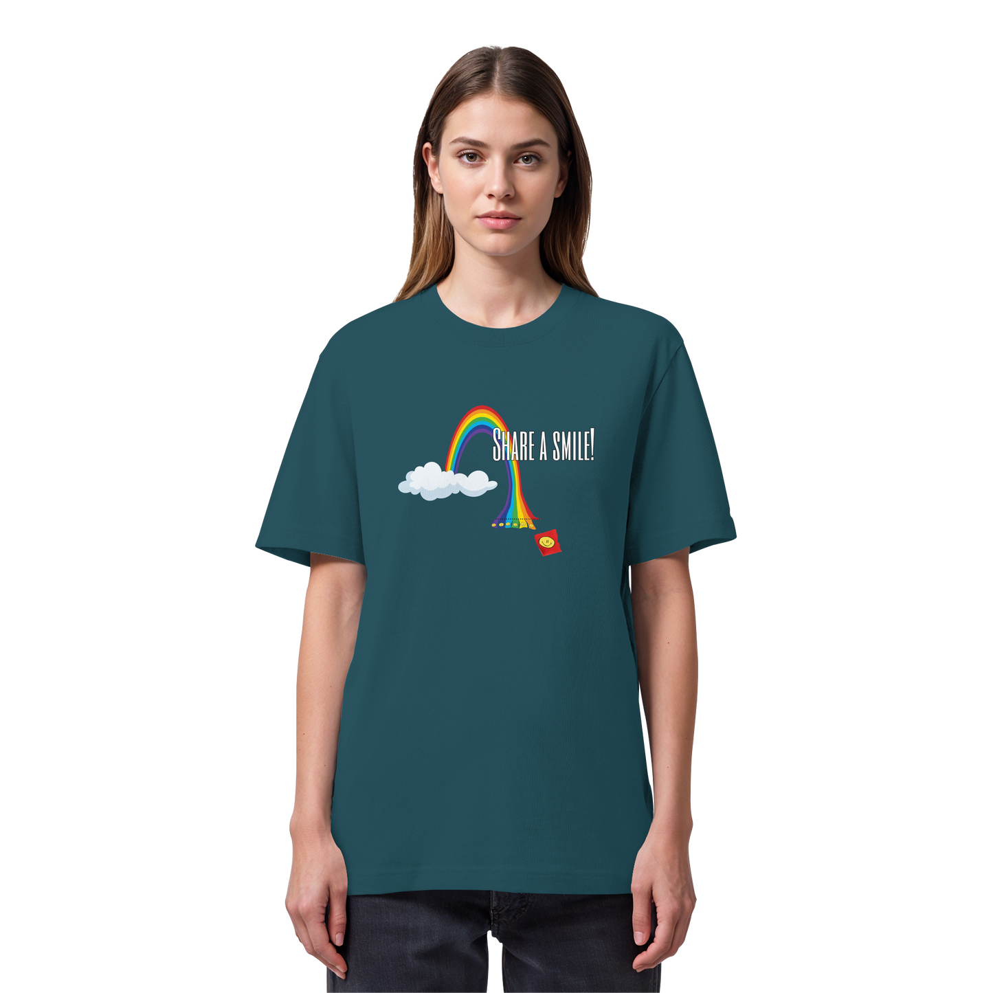 SHAREASMILE! - Organic Heavy T-Shirt