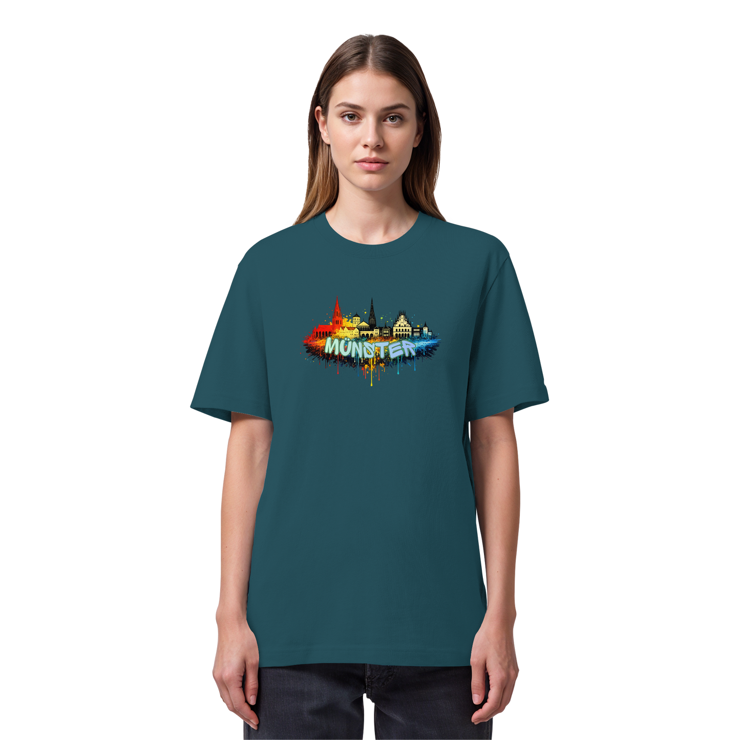 MÜNSTER SPRAY! - Organic Heavy T-Shirt