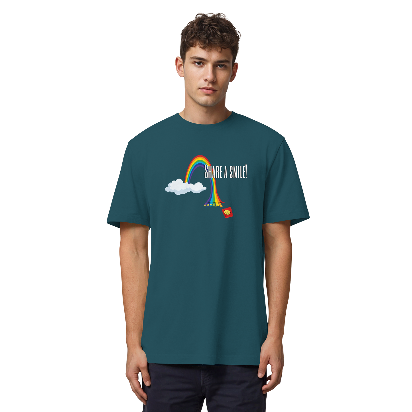 SHAREASMILE! - Organic Heavy T-Shirt