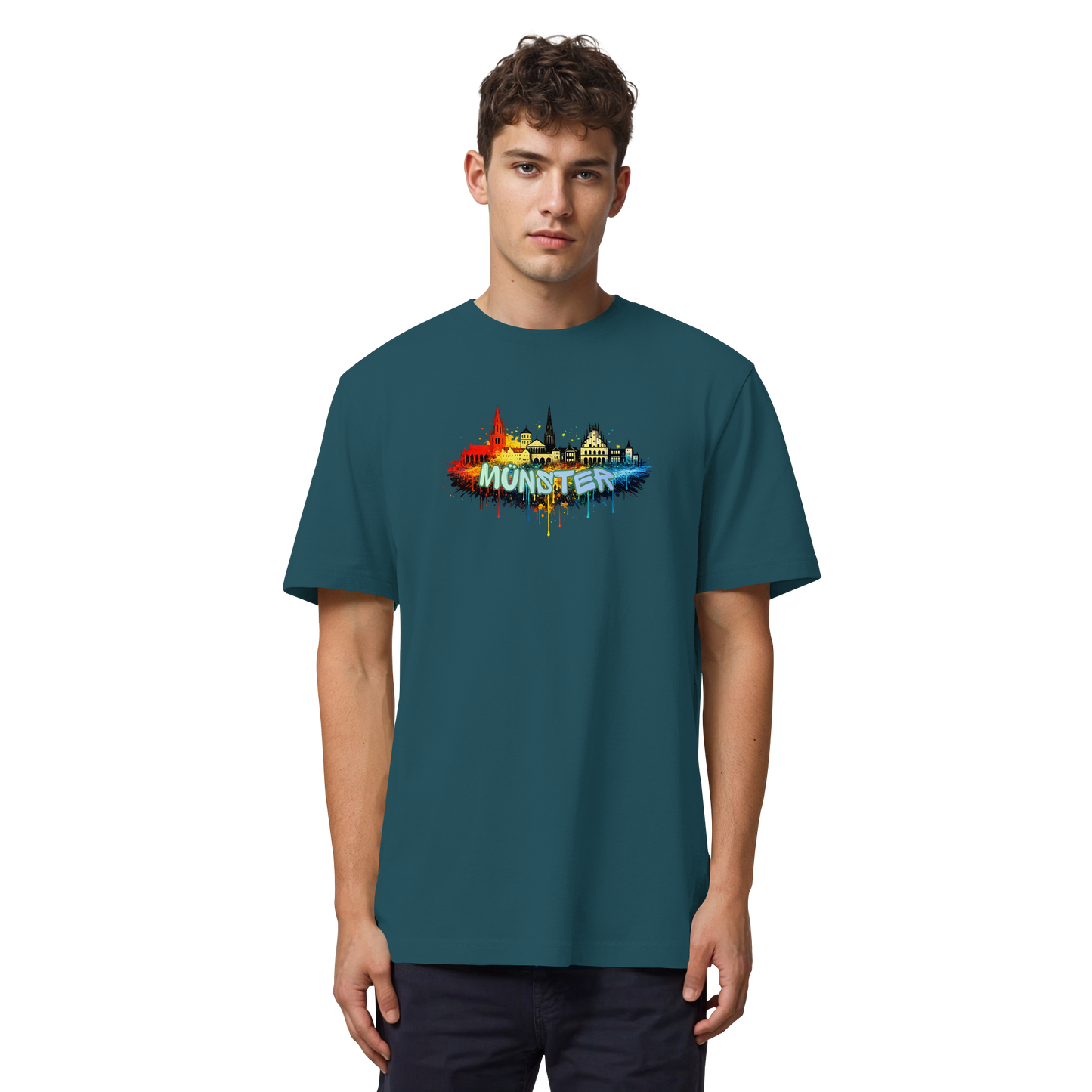 MÜNSTER SPRAY! - Organic Heavy T-Shirt