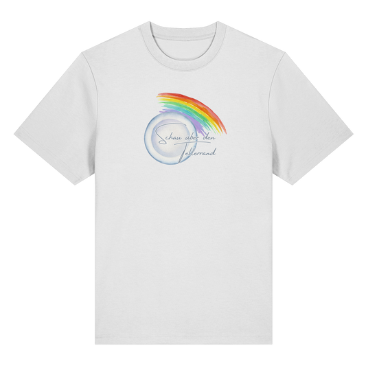 SCHAUÜBERDENTELLERRAND! - Organic Heavy T-Shirt