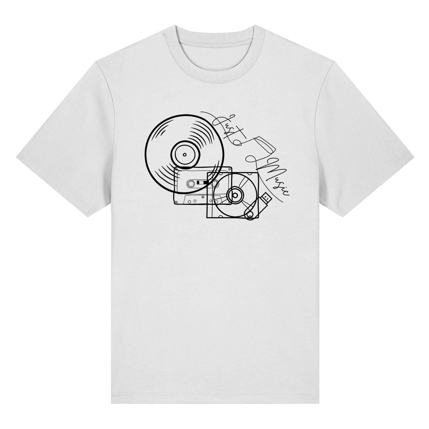 JUSTMUSIC! - Organic Heavy T-Shirt