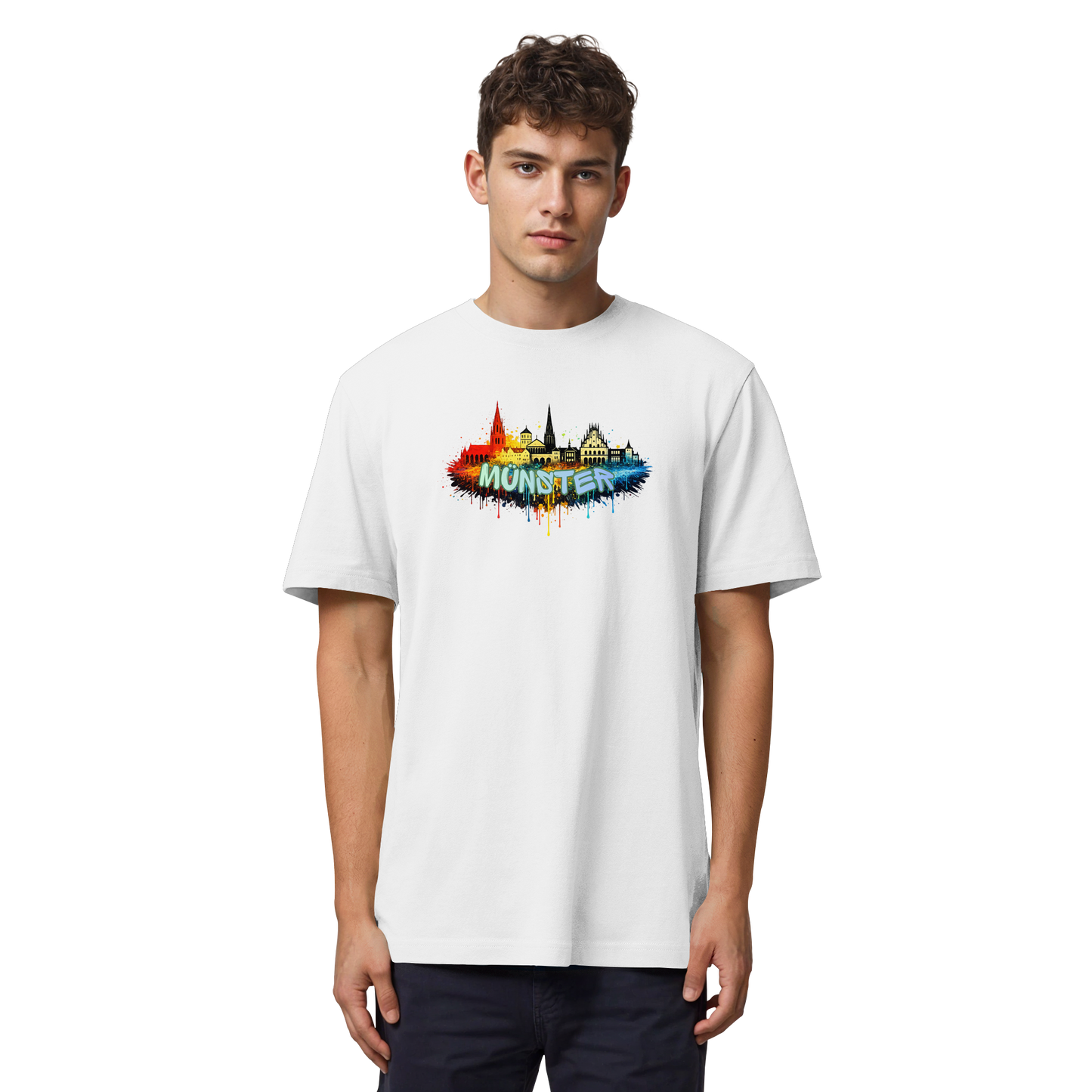 MÜNSTER SPRAY! - Organic Heavy T-Shirt