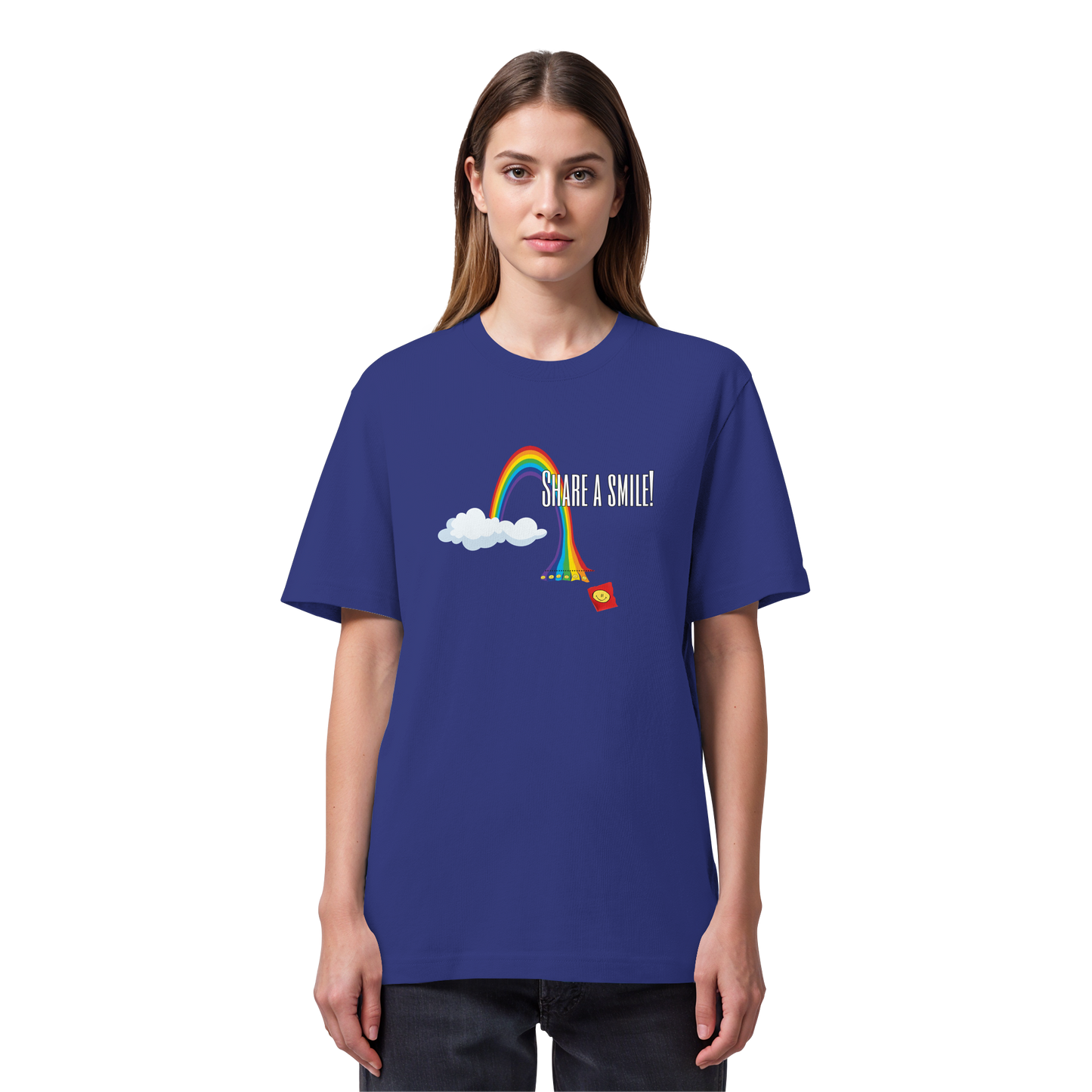 SHAREASMILE! - Organic Heavy T-Shirt