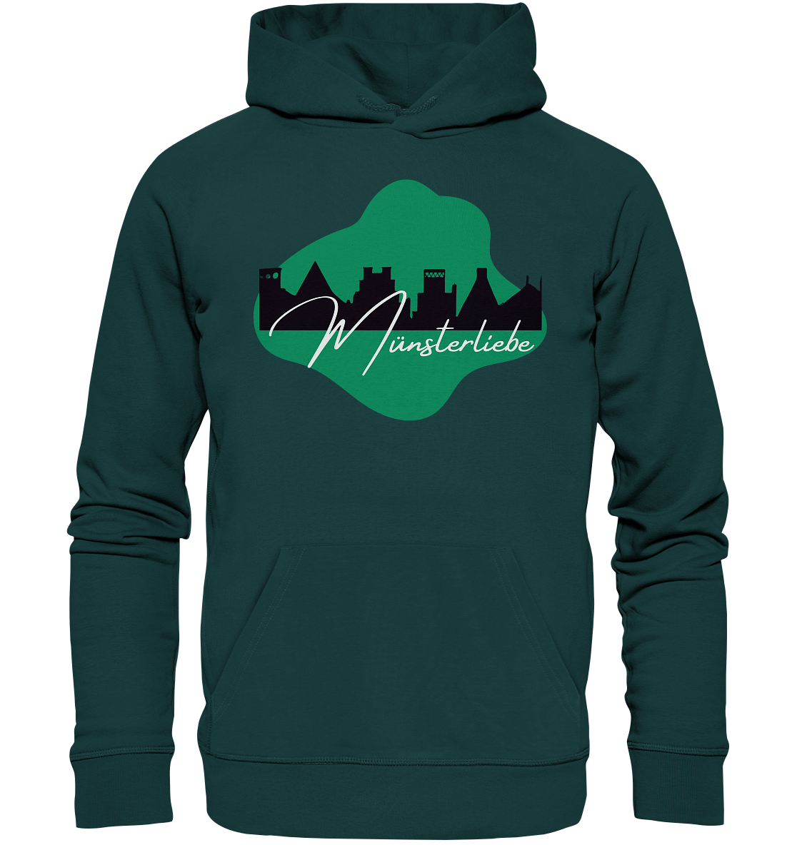 SKYLINEMÜNSTERLIEBE! - Organic Hoodie