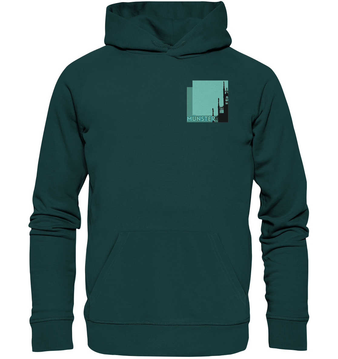 MÜNSTER SILHOUETTE! - Organic Hoodie