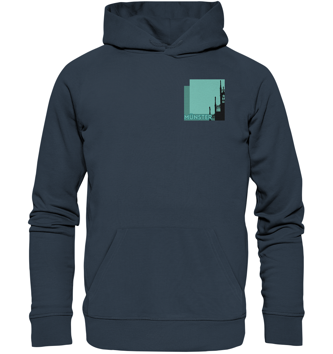 MÜNSTER SILHOUETTE! - Organic Hoodie