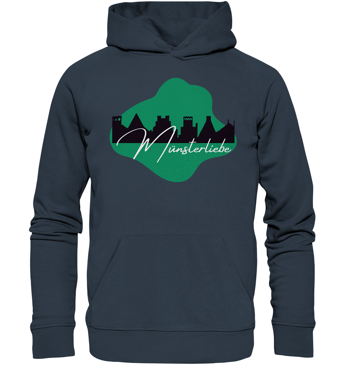 SKYLINEMÜNSTERLIEBE! - Organic Hoodie