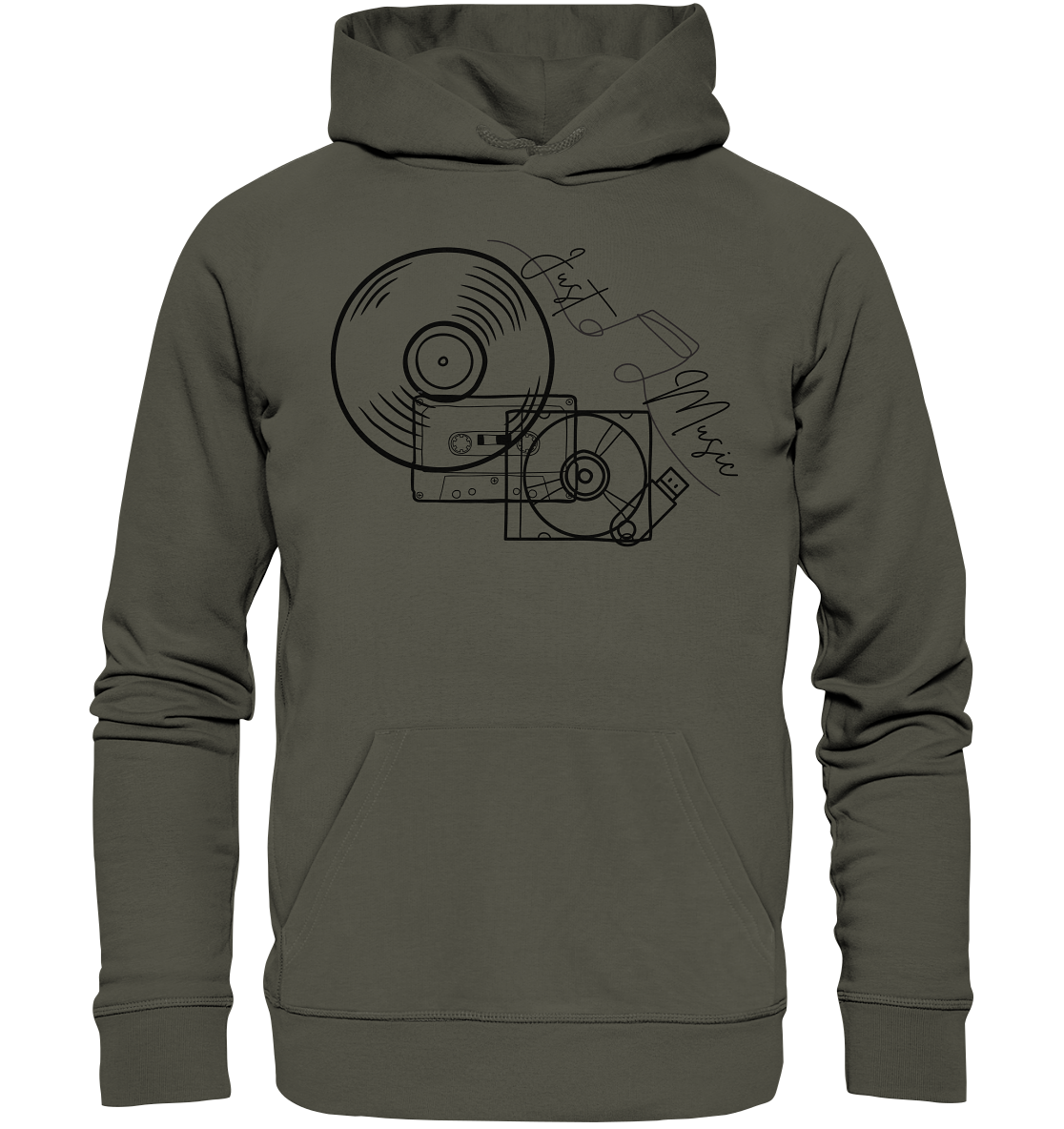 JUSTMUSIC! - Organic Hoodie