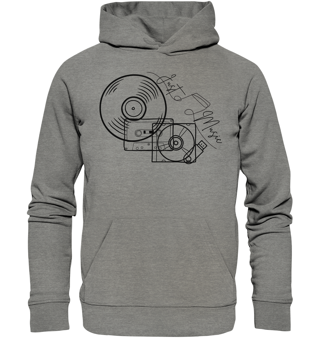 JUSTMUSIC! - Organic Hoodie