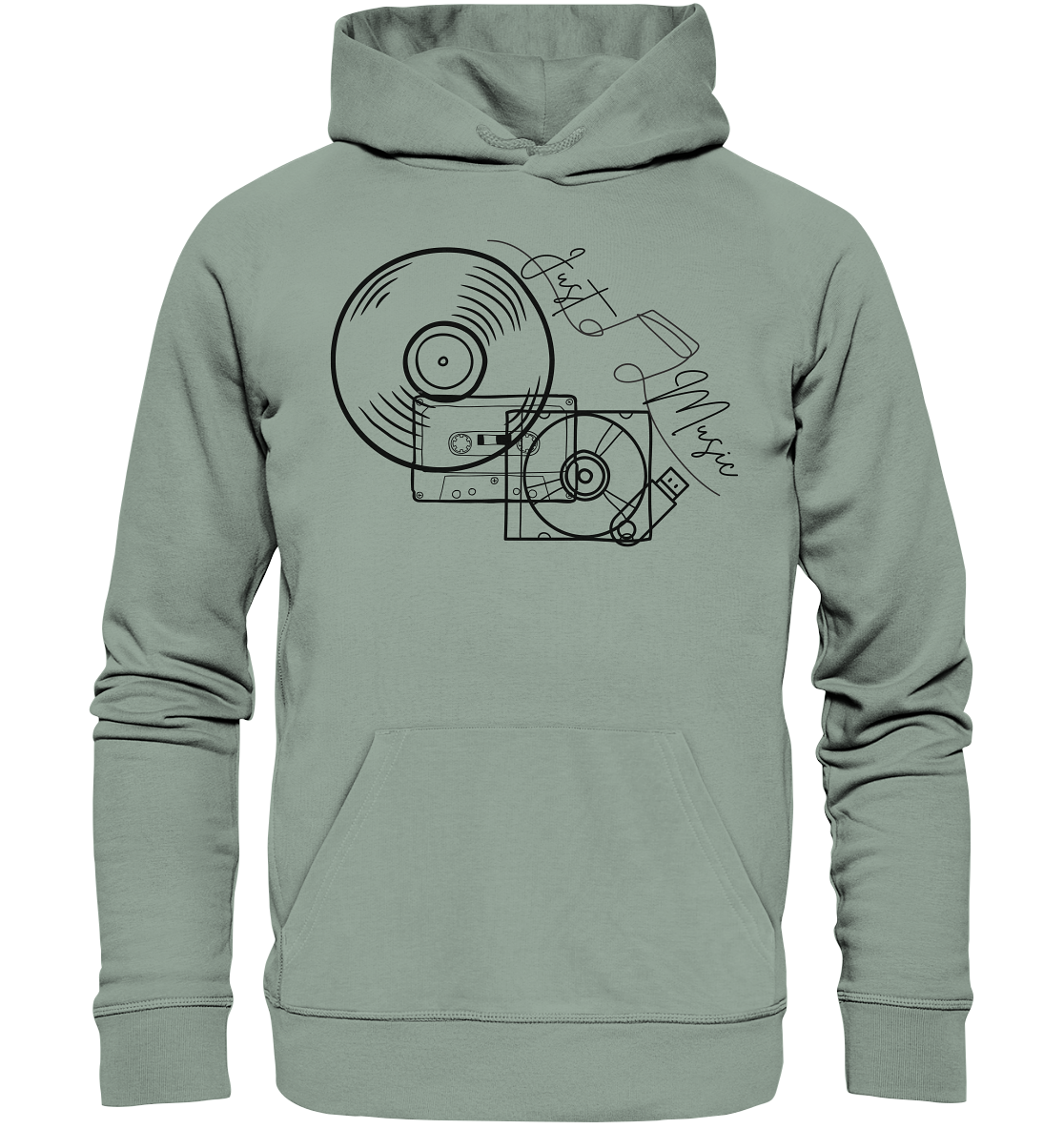 JUSTMUSIC! - Organic Hoodie