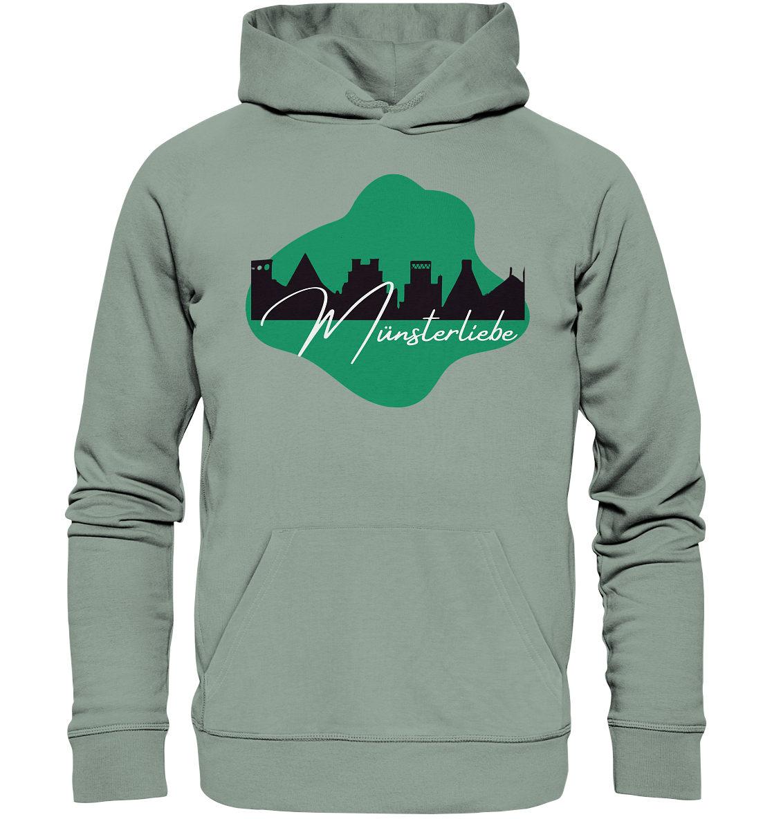 SKYLINEMÜNSTERLIEBE! - Organic Hoodie