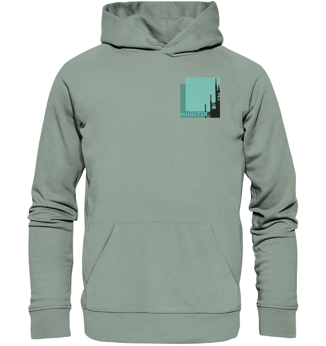 MÜNSTER SILHOUETTE! - Organic Hoodie