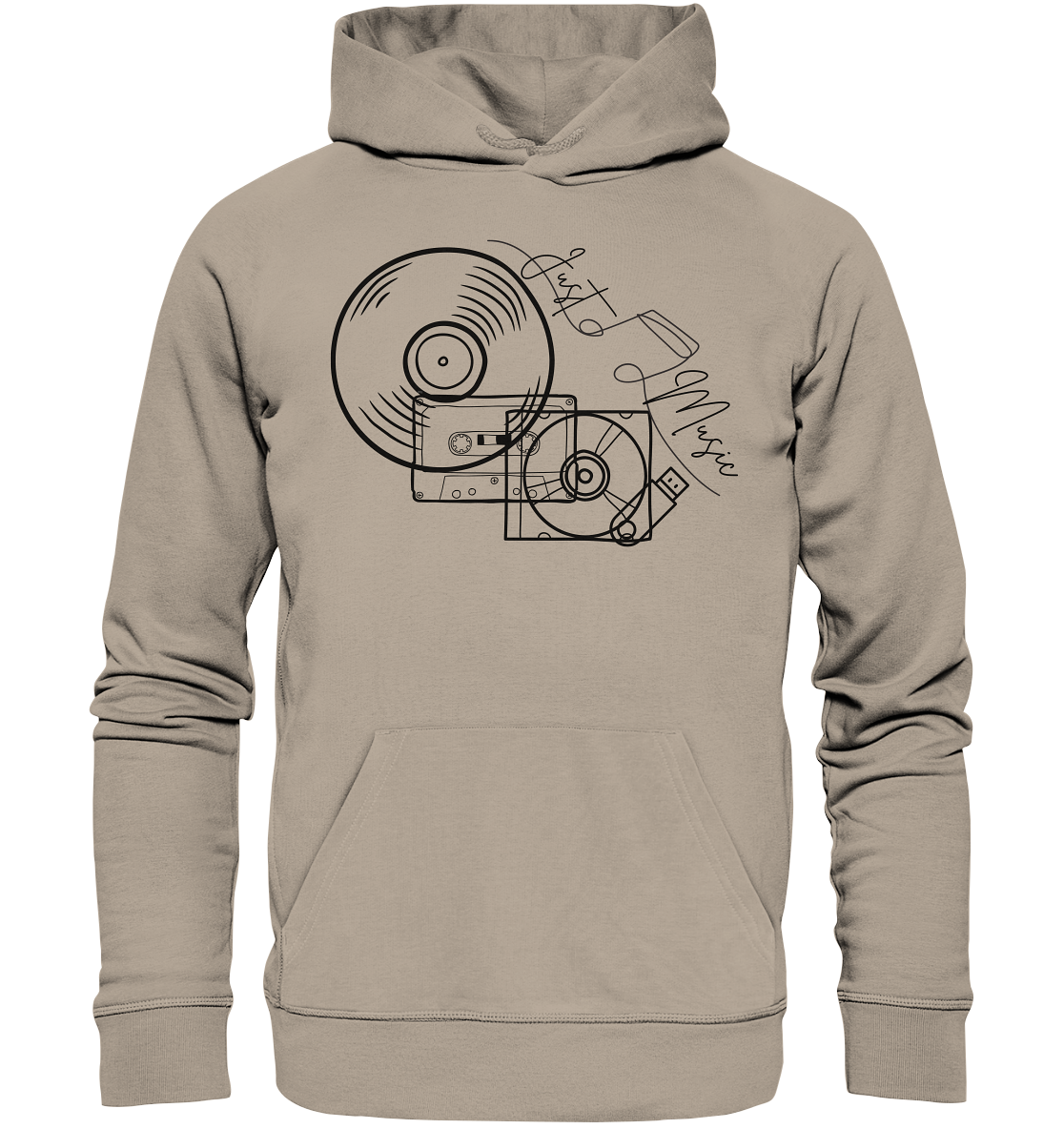 JUSTMUSIC! - Organic Hoodie