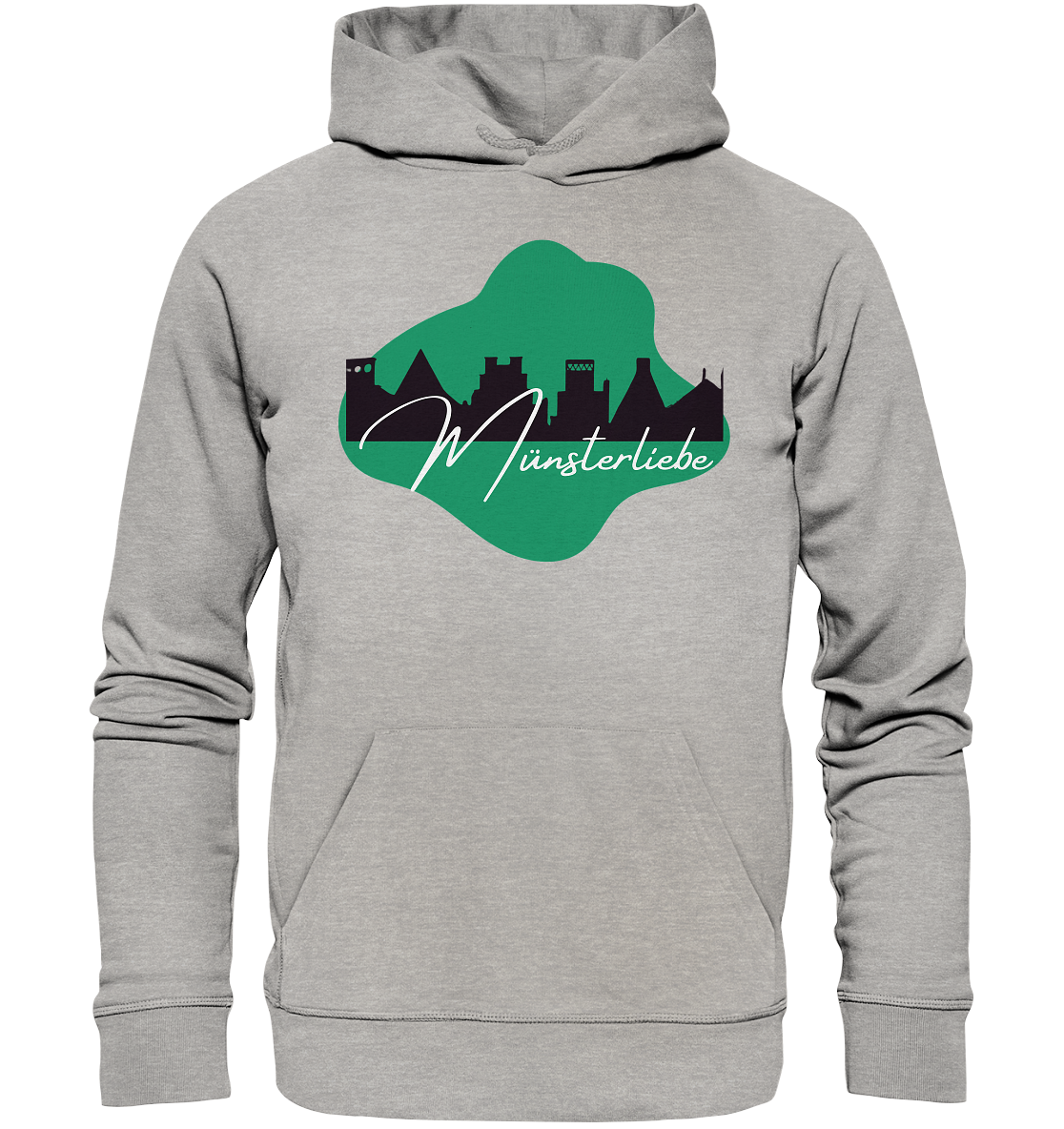 SKYLINEMÜNSTERLIEBE! - Organic Hoodie