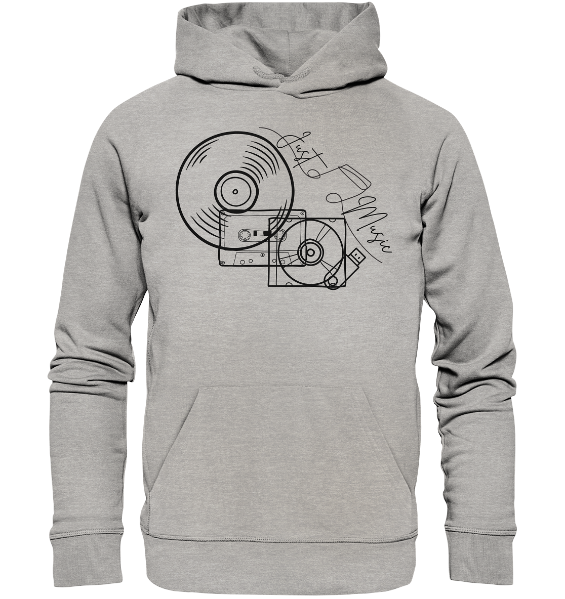 JUSTMUSIC! - Organic Hoodie