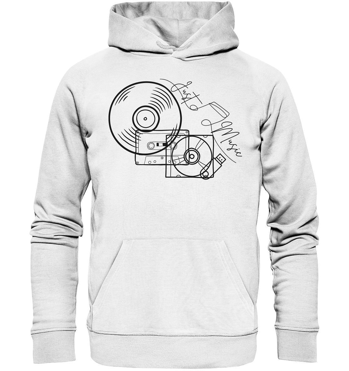 JUSTMUSIC! - Organic Hoodie