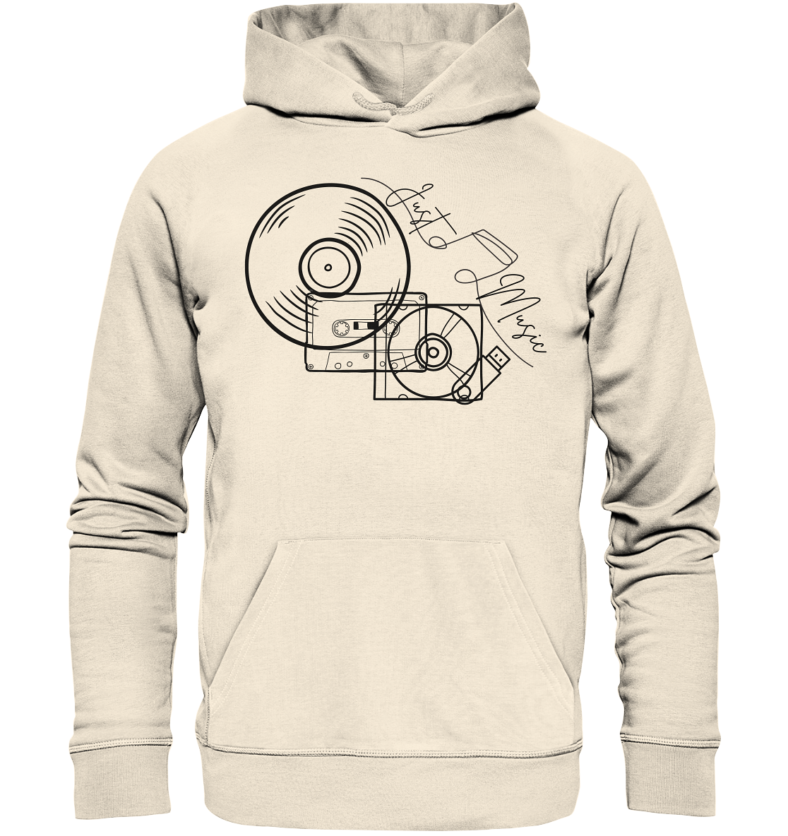 JUSTMUSIC! - Organic Hoodie