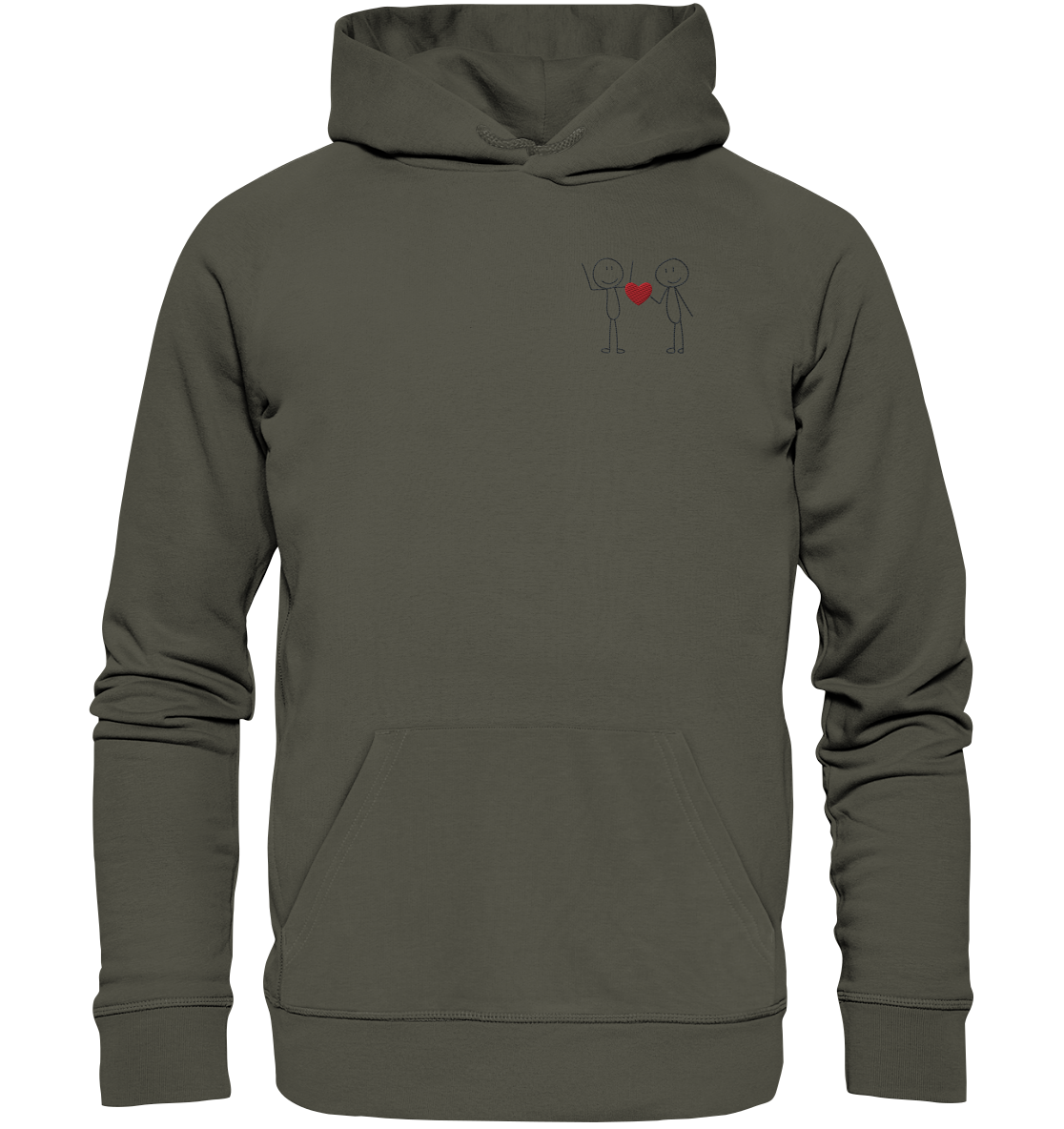 STICKFIGURELOVE! (Stick) - Organic Hoodie