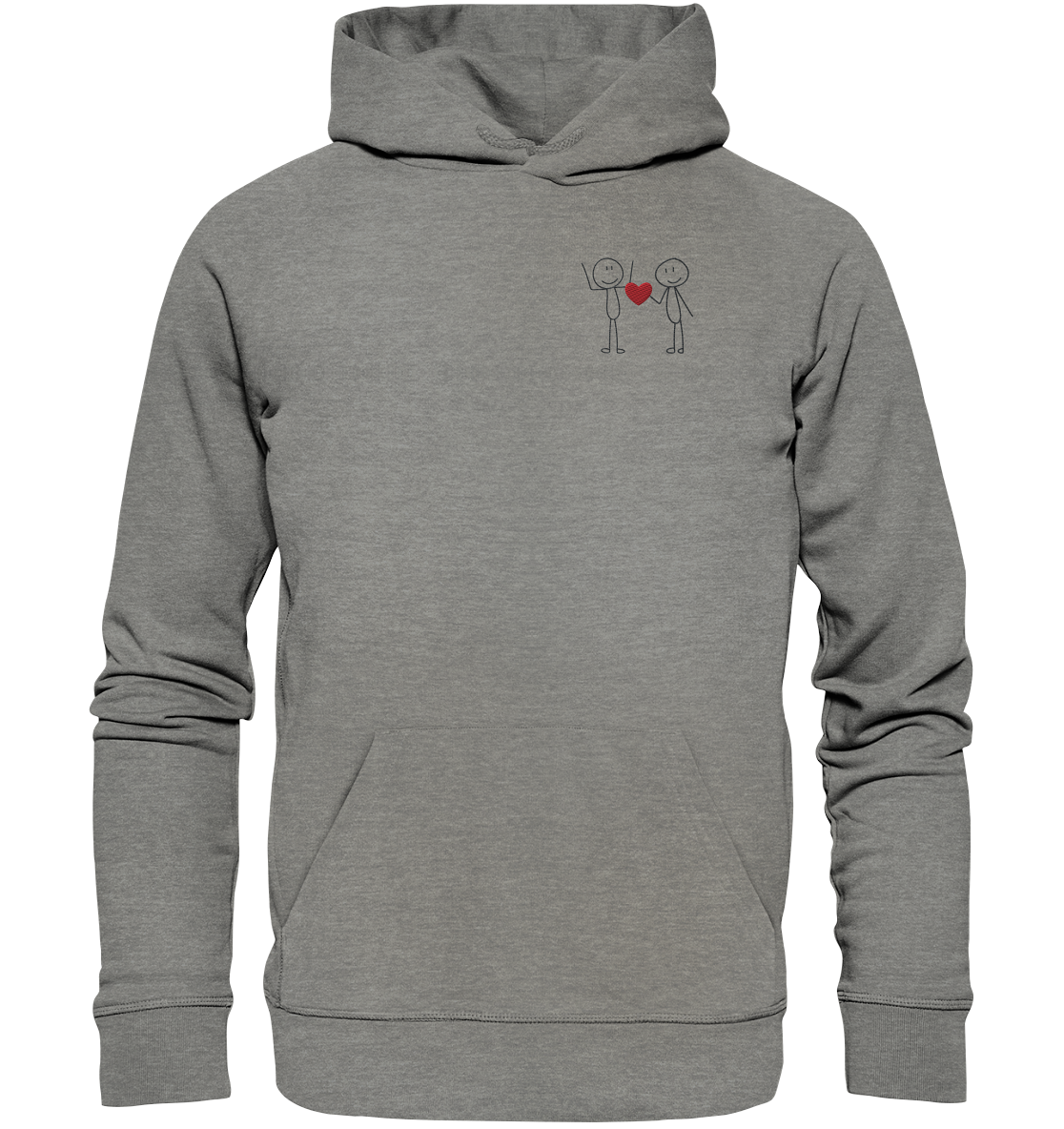 STICKFIGURELOVE! (Stick) - Organic Hoodie