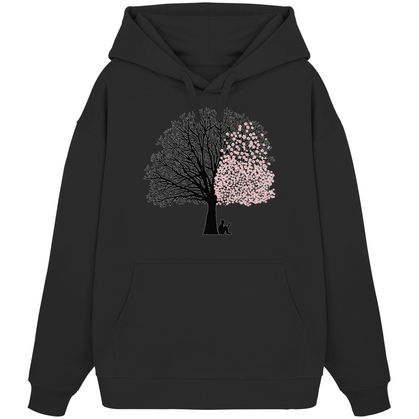 CHERRY BLOSSOM SHADOW! - Organic Oversize Hoodie