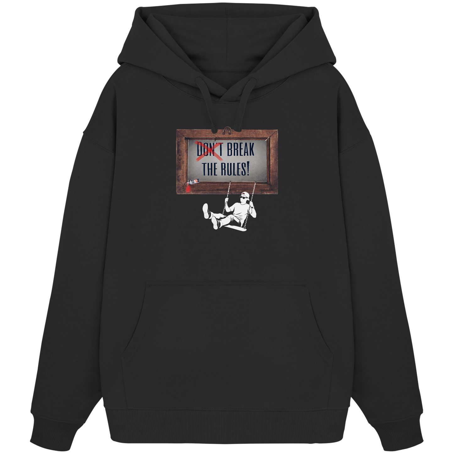 BREAKTHERULES! - Organic Oversize Hoodie