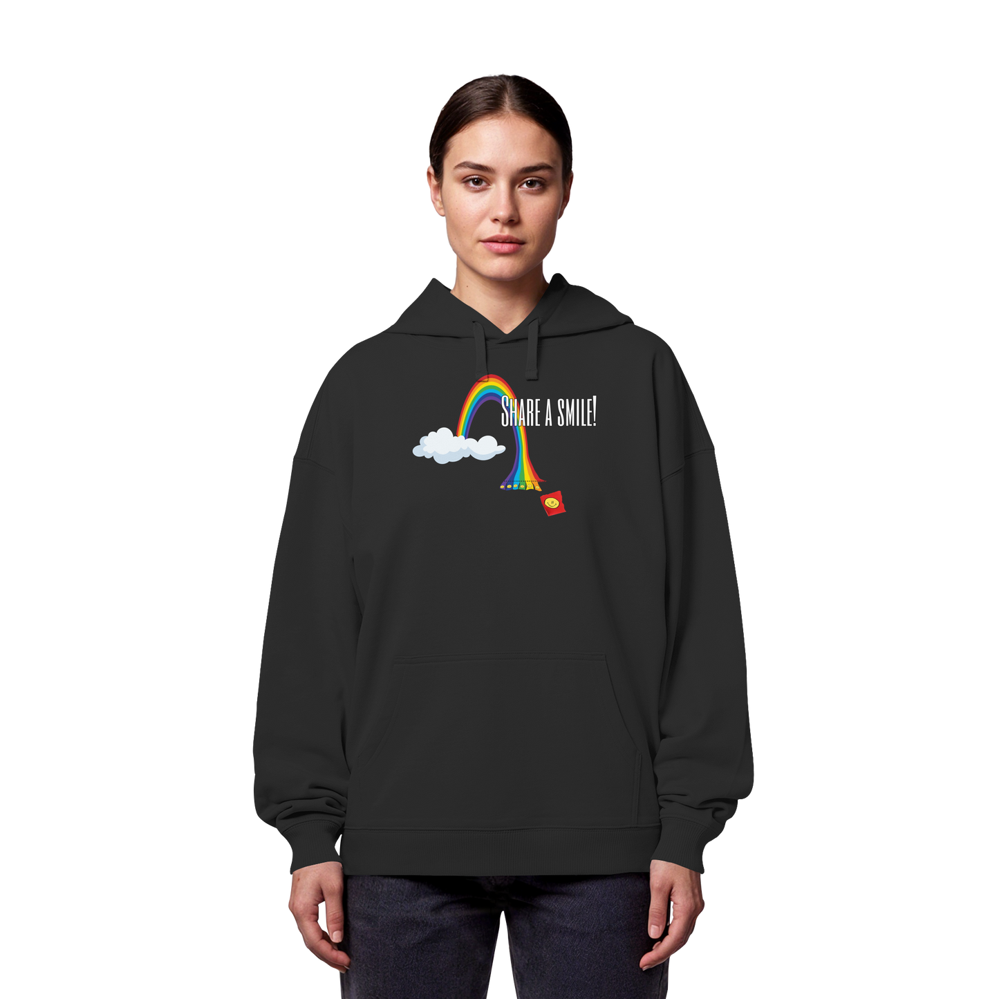 SHAREASMILE! - Organic Oversize Hoodie