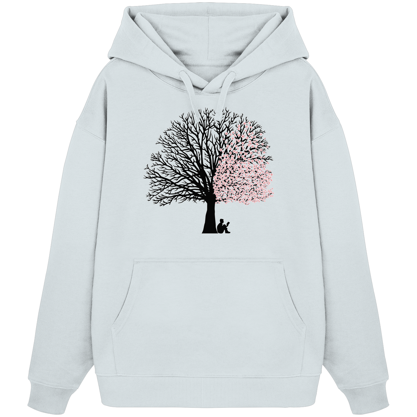 CHERRY BLOSSOM SHADOW! - Organic Oversize Hoodie