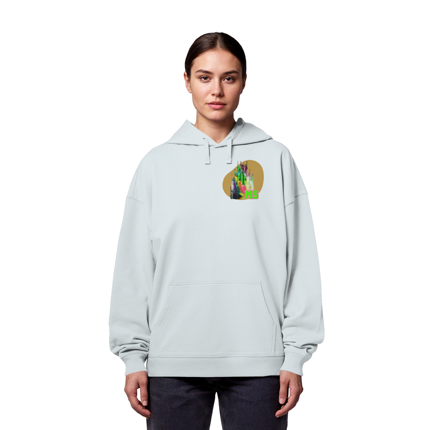 COLORFULTOWNHALL! - Organic Oversize Hoodie