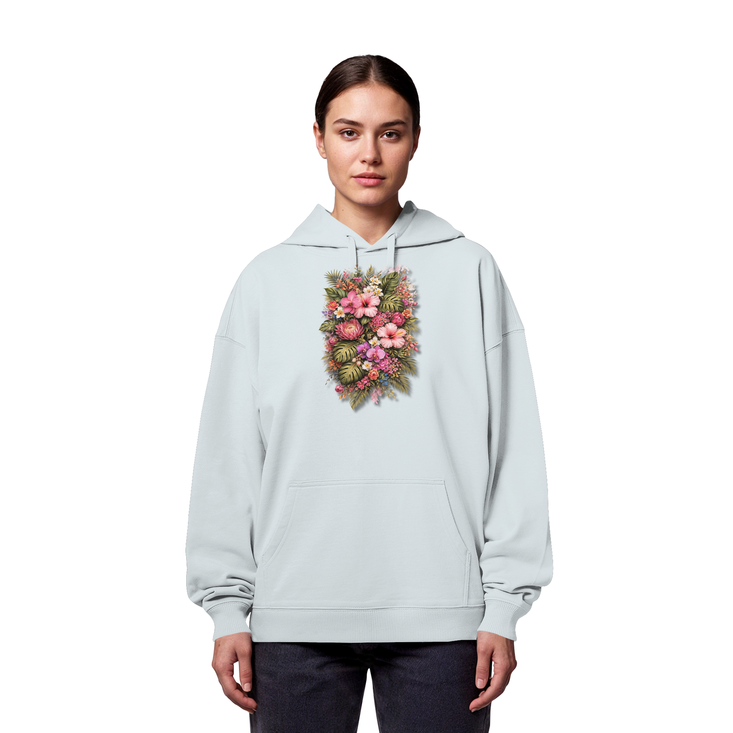 FLOWER POWER! - Organic Oversize Hoodie