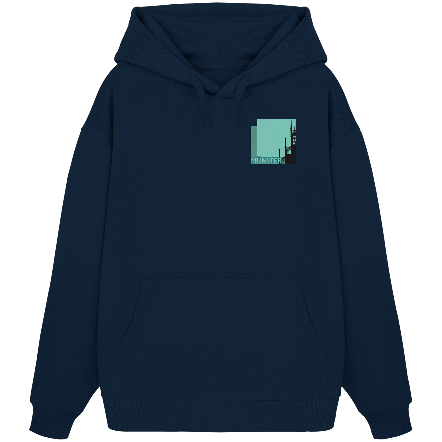MÜNSTER SILHOUETTE! - Organic Oversize Hoodie