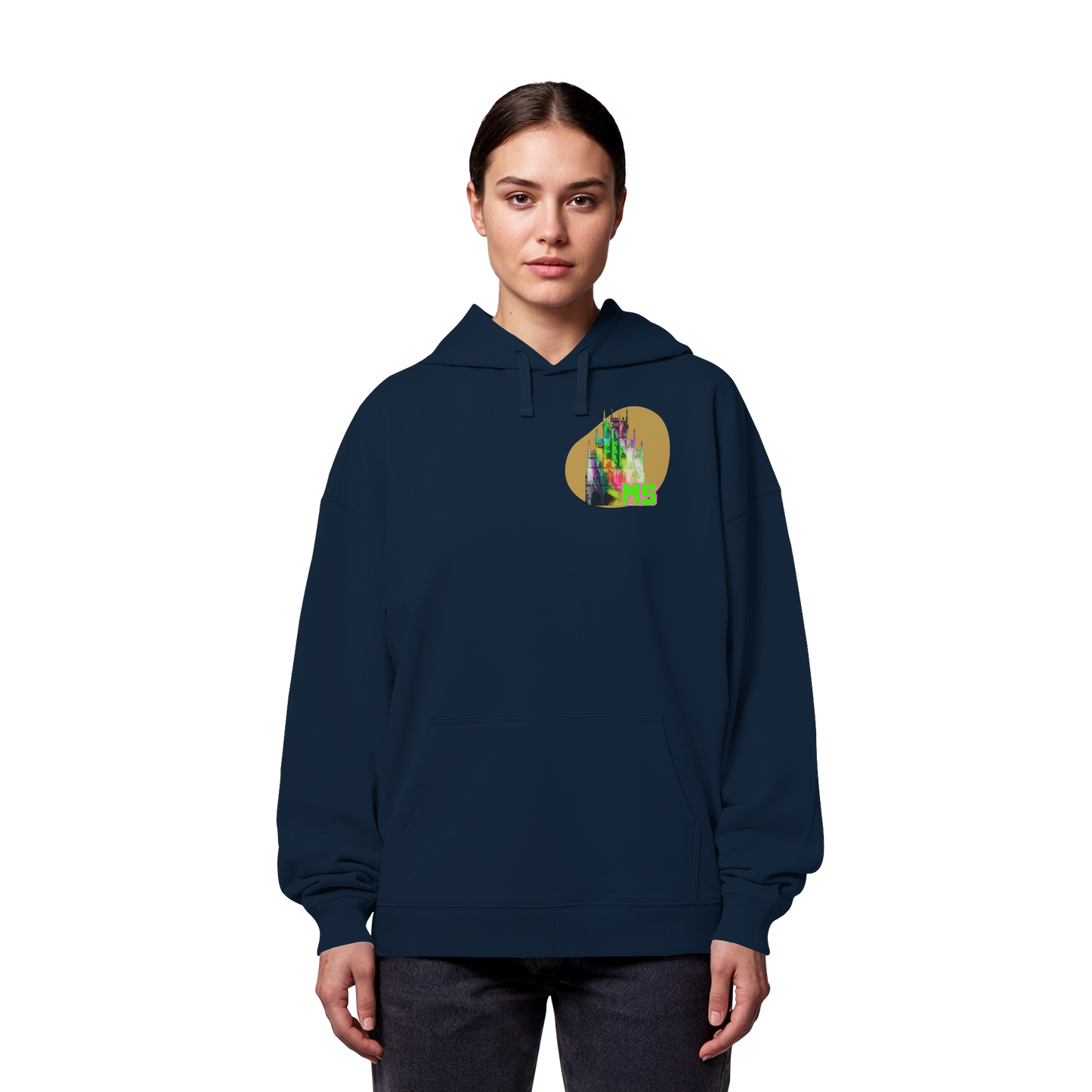 COLORFULTOWNHALL! - Organic Oversize Hoodie