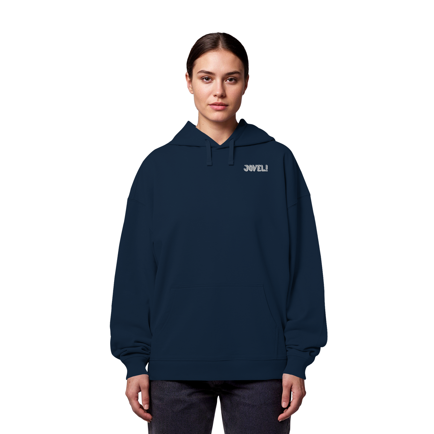 JOVEL! (Embroidery) - Organic Oversize Hoodie